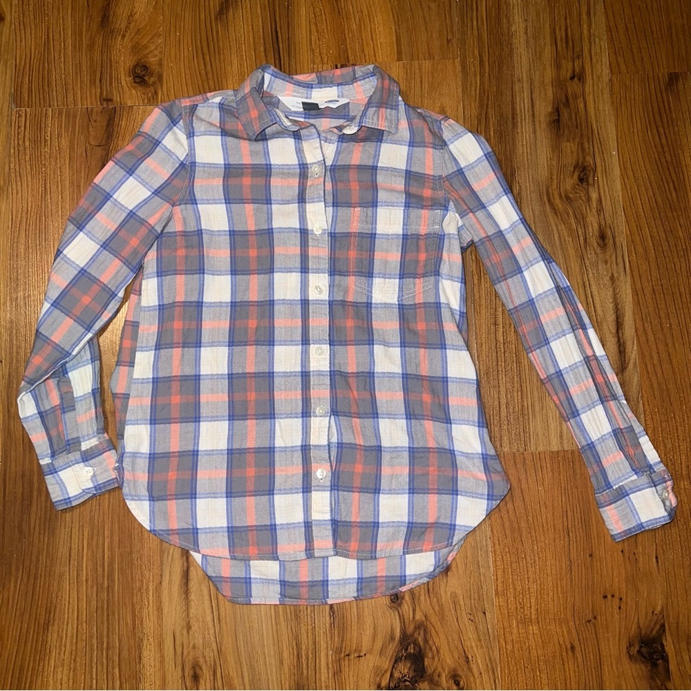 Old Navy XS plaid top
